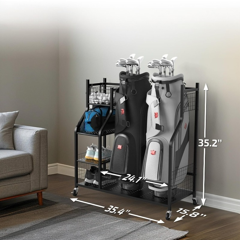 Golf Equipment Manufacturers - Soporte para Bolsas de Golf, Exhibidor