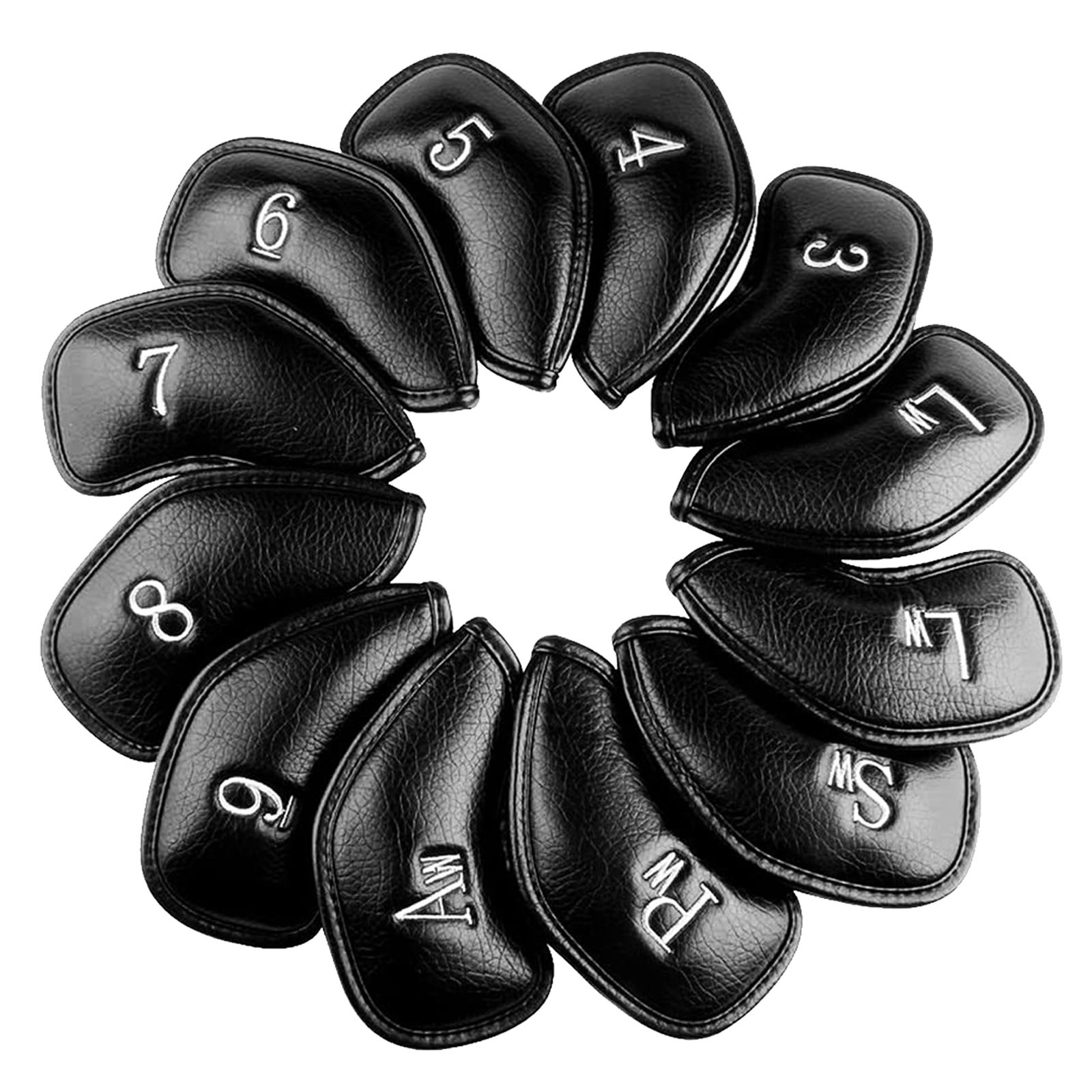 Golf Equipment Set - Fundas de Cuero Sintético Premium para