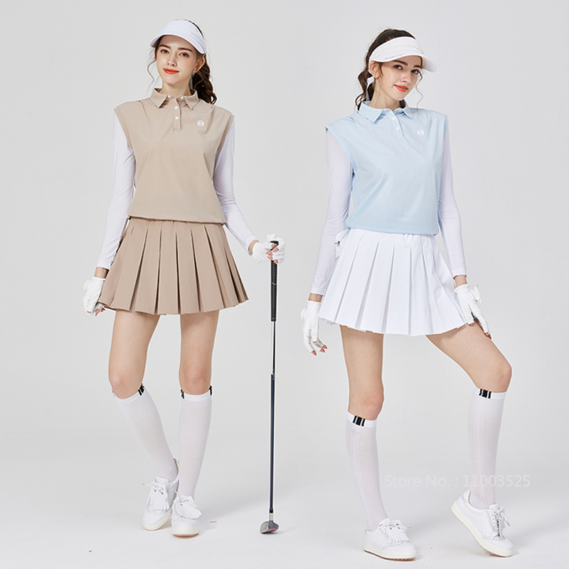 Blktee-Top de polo para mujer, - Golf Equipment For Women reseña y precio