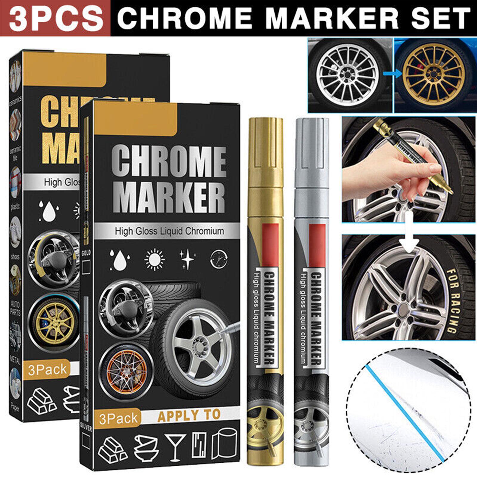 3 unids/set rotulador cromado  - Tee Height Marker reseña y precio