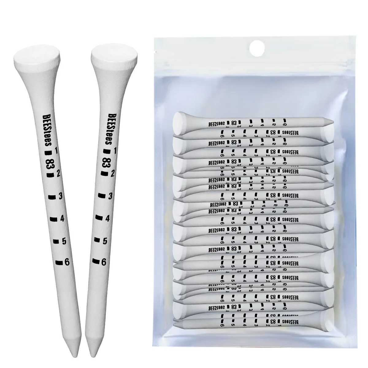 100 Uds. Tees de Golf de mader - Tee Height Marker reseña y precio